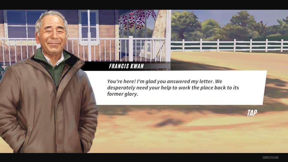 Rival Stars Horse Racing screenshot: cute old dude