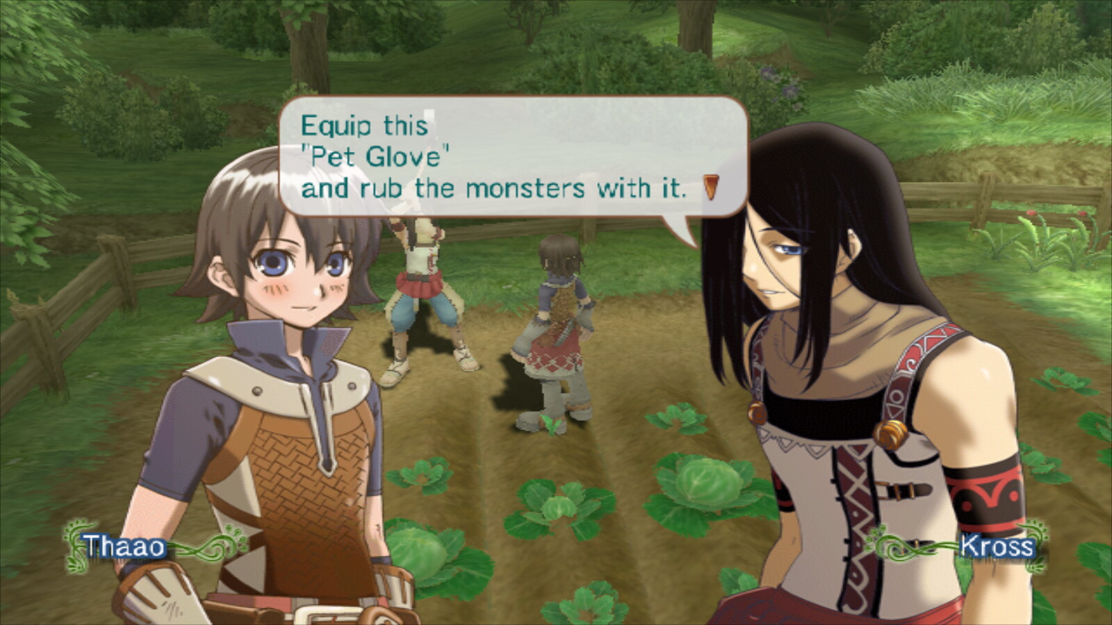 Rune Factory Frontier Screenshot: Getting Pet Glove