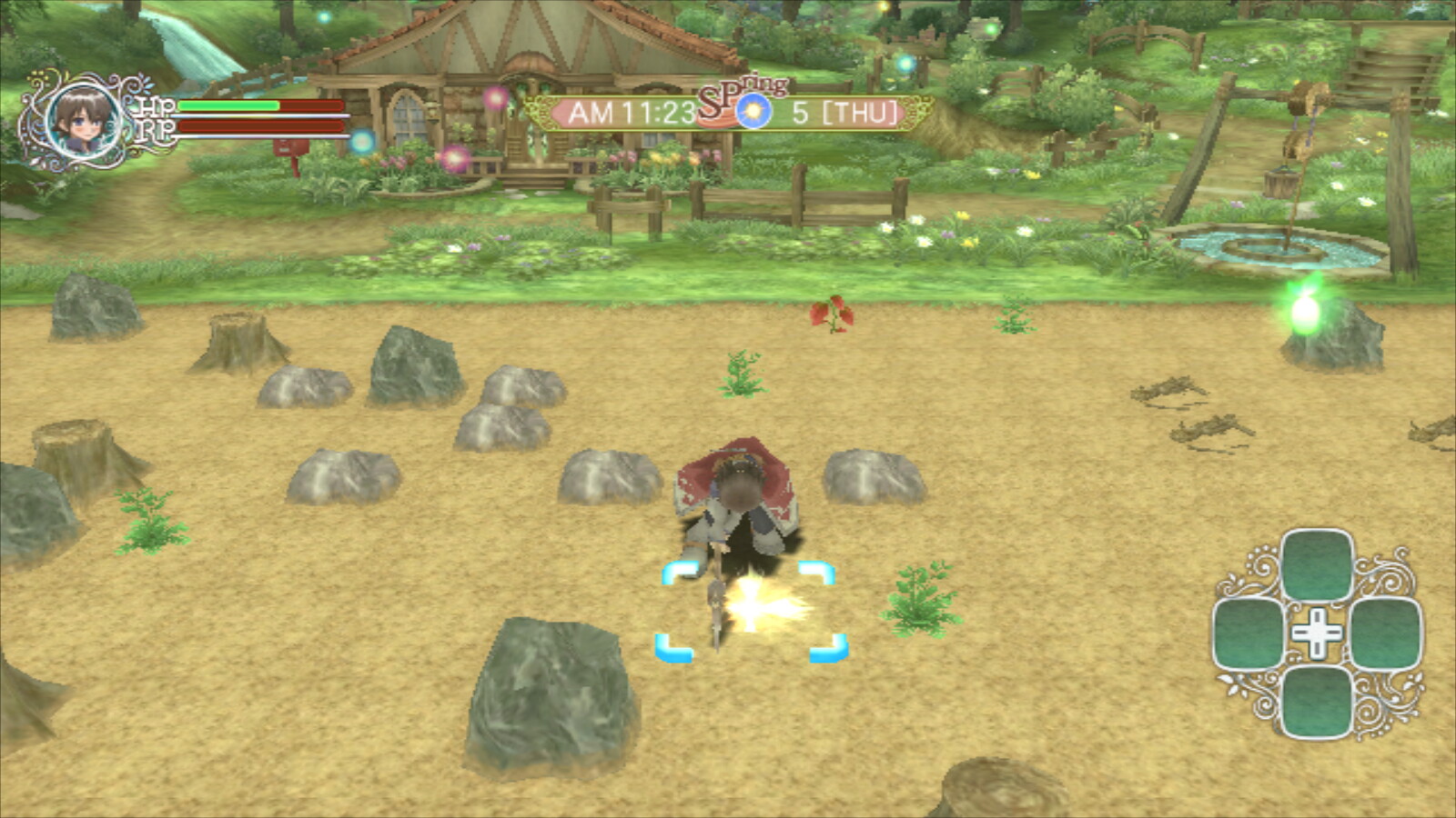 Rune Factory Frontier Screenshot: Axe