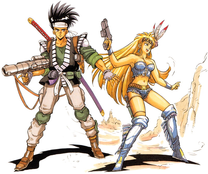 SaGa 2 / Final Fantasy Legend II Artwork: Humans